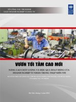 Báo cáo tổng hợp ảnh hưởng của chính sách tới doanh nghiệp vừa và nhỏ