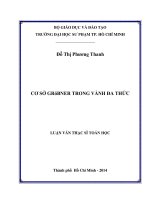 cơ sở gröbner trong vành đa thức 