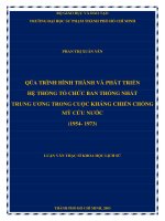 qúa trình hình thành và phát triển hệ thống tổ chức ban thống nhất trung ương trong cuộc kháng chiến chống mỹ cứu nước (1954  1973) 
