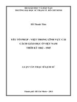 yếu tố pháp   việt trong lĩnh vực cải cách giáo dục ở việt nam thời kỳ 1862   1945 