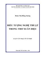 biểu tượng nghệ thuật trong thơ xuân diệu 