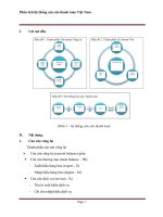 Phân tích hệ thống cán cân thanh toán việt nam