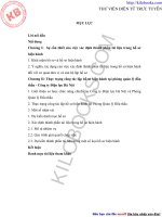 Xác định thành phần tài liệu trong hồ sơ hiện hành tại Phòng quản lý đấu thầu Công ty Điện lực Hà Nội