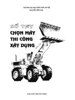 Tài liệu sổ tay máy thi công nguyễn tiến thu