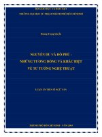 nguyễn du và đỗ phủ   những tương đồng và khác biệt về tư tưởng nghệ thuật 