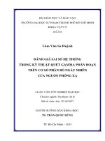 đánh giá sai số hệ thống trong kỹ thuật quét gamma phân đoạn trên cơ sở phân bố ngẫu nhiên của nguồn phóng xạ 