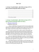 QUẢN TRỊ CHIẾN LƯỢC của công ty ICP  SẢN PHẨM XMEN