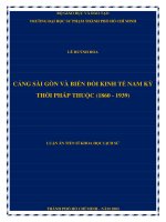 cảng sài gòn và biến đổi kinh tế nam kỳ thời pháp thuộc (1860   1939) 