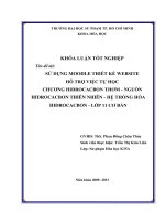 sử dụng moodle thiết kế website hỗ trợ việc tự học chương hidrocacbon thơm   nguồn hidrocacbon thiên nhiên   hệ thống hóa hidrocacbon   lớp 11 cơ bản 