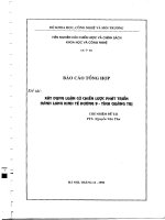 Xây dựng luận cứ chiến lược phát triển hành lang kinh tế đường 9 – tỉnh quảng trị 