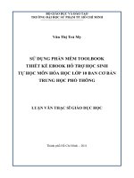 sử dụng phần mềm toolbook thiết kế ebook hỗ trợ học sinh tự học môn hóa học lớp 10 ban cơ bản trung học phổ thông 