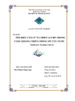 tìm hiểu căn cứ tà thiết (lnbp) trong cuộc kháng chiến chống mỹ cứu nước