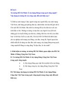 Đề tài 3:Tư tưởng Hồ Chí Minh về xây dựng Đảng trong sạch vững mạnh? Vận dụng tư tưởng đó vào công cuộc đổi mới hiện nay