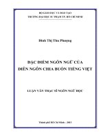 đặc điểm ngôn ngữ của diễn ngôn chia buồn tiếng việt 