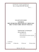 SKKN vận DỤNG một số PHƯƠNG PHÁP TÍCH cực TRONG dạy học văn bản CHIẾC THUYỀN NGOÀI XA 