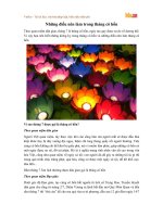 Nên làm gì trong tháng cô hồn