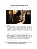 Cách phòng và chống trộm mọi người nên biết