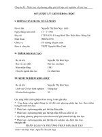 skkn chuyên đề  phân loại và phương pháp giải bài tập trắc nghiệm về kim loại 