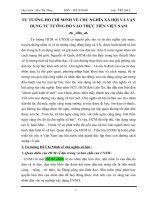 tư tưởng HCM về chủ nghĩ xã hội 