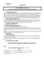 KINH NGHIỆM GIẢNG dạy GIẢI bất PHƯƠNG TRÌNH  BẰNG PHƯƠNG PHÁP đồ THỊ 