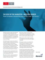 The rise of the marketer   insights from western europe 