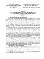 Đề án phát triển Giáo dục đến năm 2015