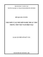 thơ mới và sự đổi mới nghệ thuật thơ trong thơ việt nam hiện đại 