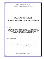 xây dựng đường cong hiệu suất thực nghiệm detector hpge cho hệ phân tích gamma phông thấp tại phòng thí nghiệm vật lý hạt nhân, trường đại học sư phạm tp hcm 