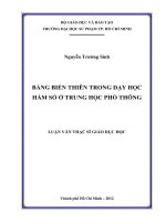 bảng biến thiên trong dạy học hàm số ở trung học phổ thông 