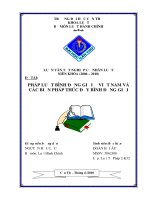 pháp luật bình đẳng giới ở việt nam và các biện pháp thúc đẩy bình đẳng giới