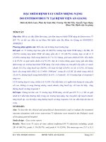 ĐẶC ĐIỂM BỆNH TAY CHÂN MIỆNG NẶNG DO ENTEROVIRUS 71 TẠI BỆNH VIỆN AN GIANG