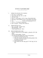 skkn sự LIÊN hệ GIỮA DAO ĐỘNG điều hòa và CHUYỂN ĐỘNG TRÒN đều 