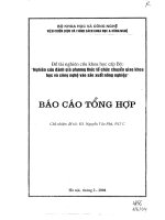 nghiên cứu đánh giá phương thức tổ chức chuyển giao khoa học và công nghệ vào sản xuất nông nghiệp 