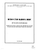 Nghiên cứu cơ sở lý luận và thực tiễn một số loại hình tổ chức sản xuất kinh doanh trong các viện nghiên cứu phát triển 