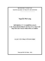 mở rộng t và không gian các đạo hàm phản xứng của một số đại số lie toàn phương 6 chiều 