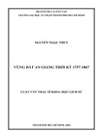vùng đất an giang thời kỳ 1757 1867 