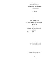 Phát triển bền vững ngành thuỷ sản đồng bN 