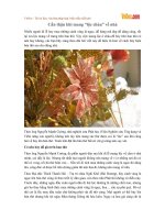 Cẩn thận khi mang 