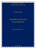 thơ đường luật việt nam nửa đầu thế kỷ xx 