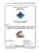 vấn đề bồi thường thiệt hại do oan trong tố tụng hình sự việt nam