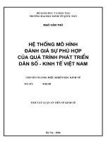 Hệ thống mô hình đánh giá sự phù hợp cO 