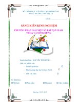 phương pháp giải một số bài tập giao thoa và sóng dừng 