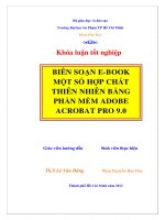 biên soạn e book một số hợp chất thiên nhiên bằng phần mềm adobe acrobat pro 9 0 