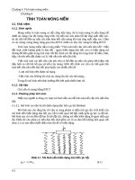 Tài liệu tính toán móng mềm