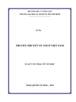 truyền thuyết về voi ở việt nam 