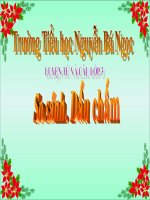 Bài giảng tiếng việt 3 tuần 3 bài luyện từ và câu   so sánh, dấu chấm 7 