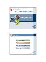 Bài giảng kỹ thuật lập trình  bài 6   phạm đình sắc