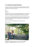 Vẽ và blend màu bằng photoshop