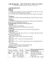 giáo án mầm non một số đồ dùng trong gia đình tháng 12 năm 2015