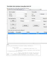 Tìm kiếm trên listview trong lập trình c 